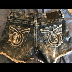 Big star distressed jean short size 26